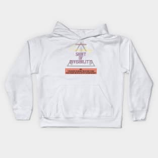 Dr Bramblebergs Shirt of Invisibility Kids Hoodie